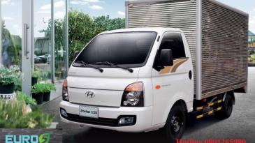 Giá xe tải Hyundai New Porter H150 E5 - 1.5 tấn thùng kín mới