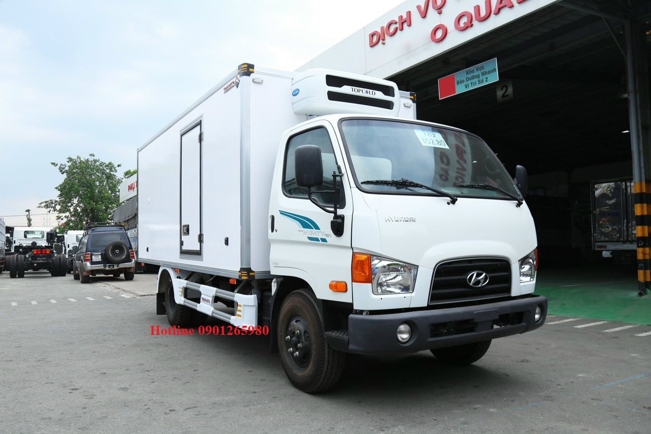 Báo giá xe tải thùng đông lạnh Hyundai New Mighty 110SP F150 7 tấn