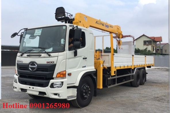 Giá xe tải cẩu Hino 15 tấn gắn cần cẩu soosan 7 tấn mới nhất 2024