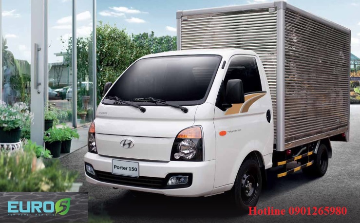 Giá xe tải Hyundai New Porter H150 E5 - 1.5 tấn thùng kín mới nhất 2024